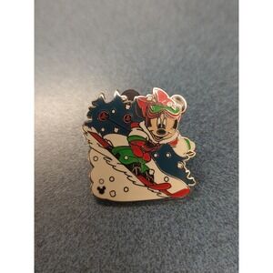 Disney Pin DLR Cast Lanyard Series 4 Holiday Collection Minnie Mouse